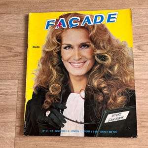 Façade Magazine Issue 12 1981 Dalida Cover French Cult Fashion Pre-owned