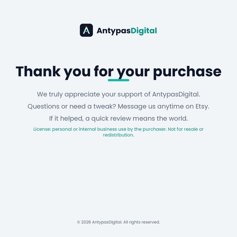 Thank you from AntypasDigital — Software Patch and Update Tracker