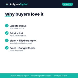 Benefits — update status, priority first, editable