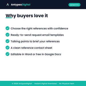 Reference check prep guide benefits