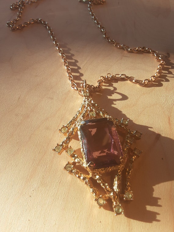 Vintage Sarah Coventry Twilight Necklace - image 7