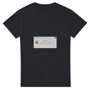 Cursed System Error T-Shirt • Windows 95 Meme Graphic Tee