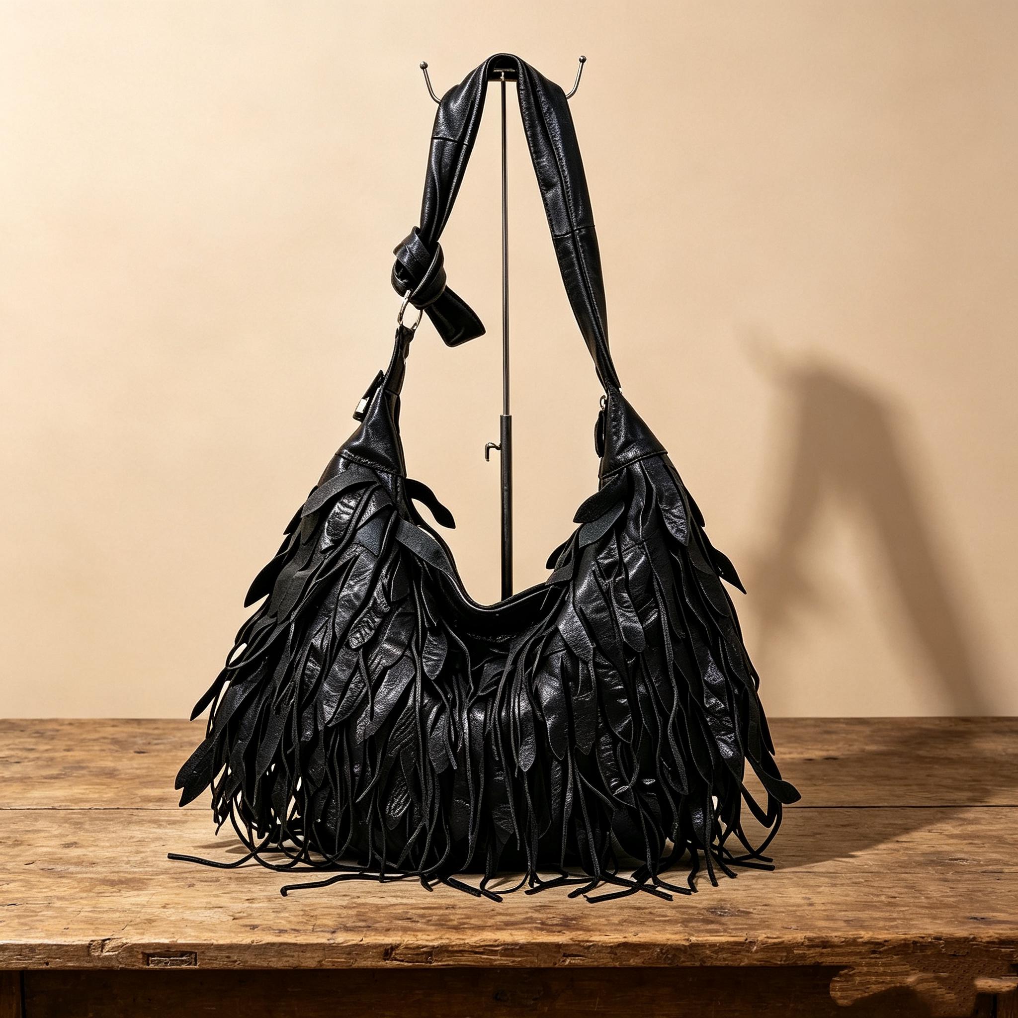 Vintage Leather Fringe Purses - Etsy