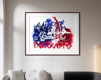 Liberty Leading People Print | Street Art French History Wall Decor