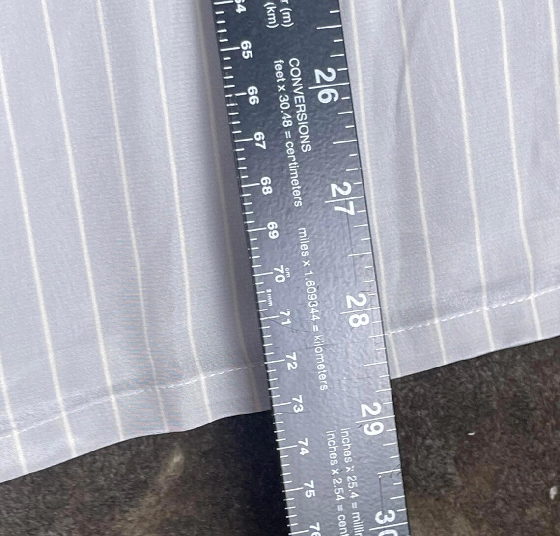 Vintage 90s Bocci 100% Silk Pale Gray Pinstripe Button-Up Shirt Medium, foto 4 di 5