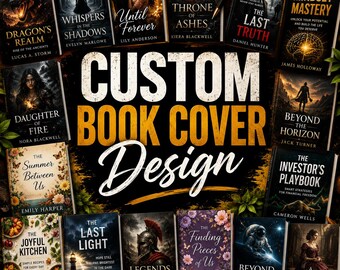Custom Book Cover Design, Minimalist eBook Cover