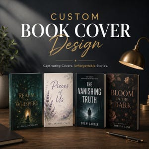 Custom Book Cover Design | Fantasy, YA, Sci-Fi, Romance | Illustrated eBook & Print Cover | Indie Author