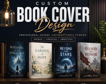Custom Book Cover Design, Minimalist eBook Cover