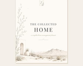 The Collected Home Planner | Family Budget, Meal Plan, Cleaning Schedule (Digital Download)