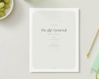 GLP-1 Journal Printable | Weight Loss Tracker, Protein, Progress Log (PDF Download)