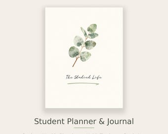 The Studied Life Student Planner | Goals, Habit Tracker, Weekly Overview (Digital Download)