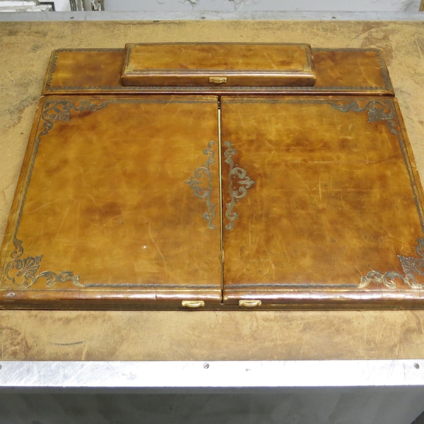 Leather Desk Blotter Etsy