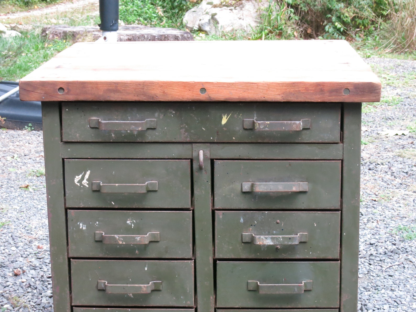 Vintage Lyon Industrial Parts Butcher Block Top NO Etsy