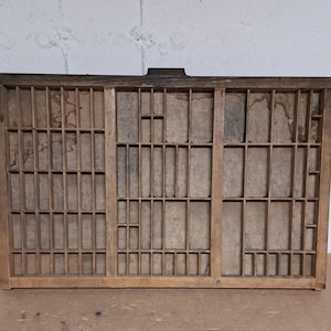 Antique Hamilton Printers Drawer Tray