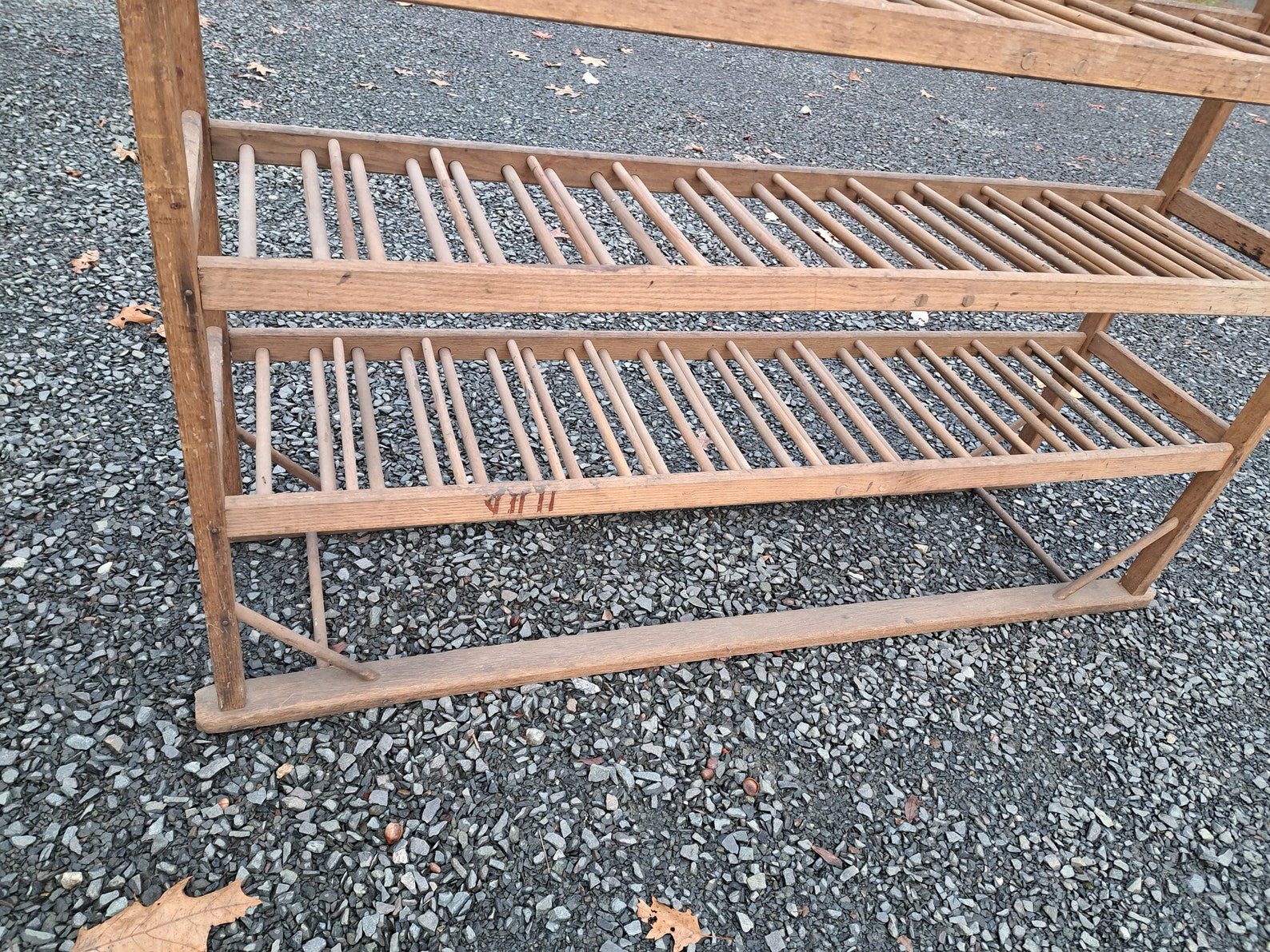 Antique Factory Shoe Rack LOCAL PICKUP ONLY Etsy