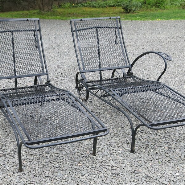 Vintage Salterini Chaise Lounge Chairs a Pair  LOCAL PICKUP ONLY