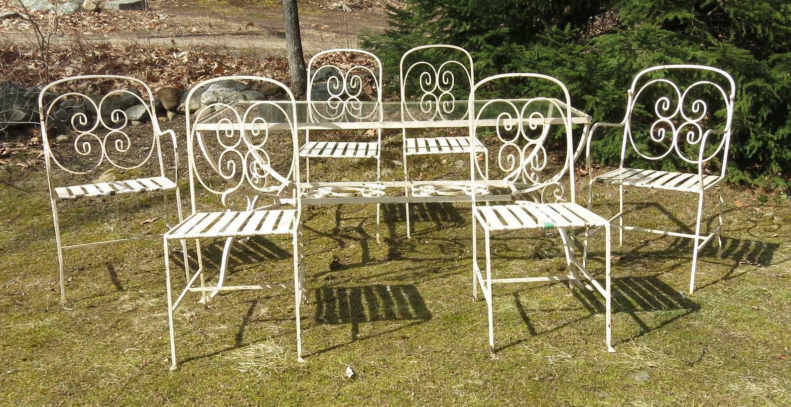 Vintage French Garden Table and Chairs LOCAL PICKUP ONLY Etsy