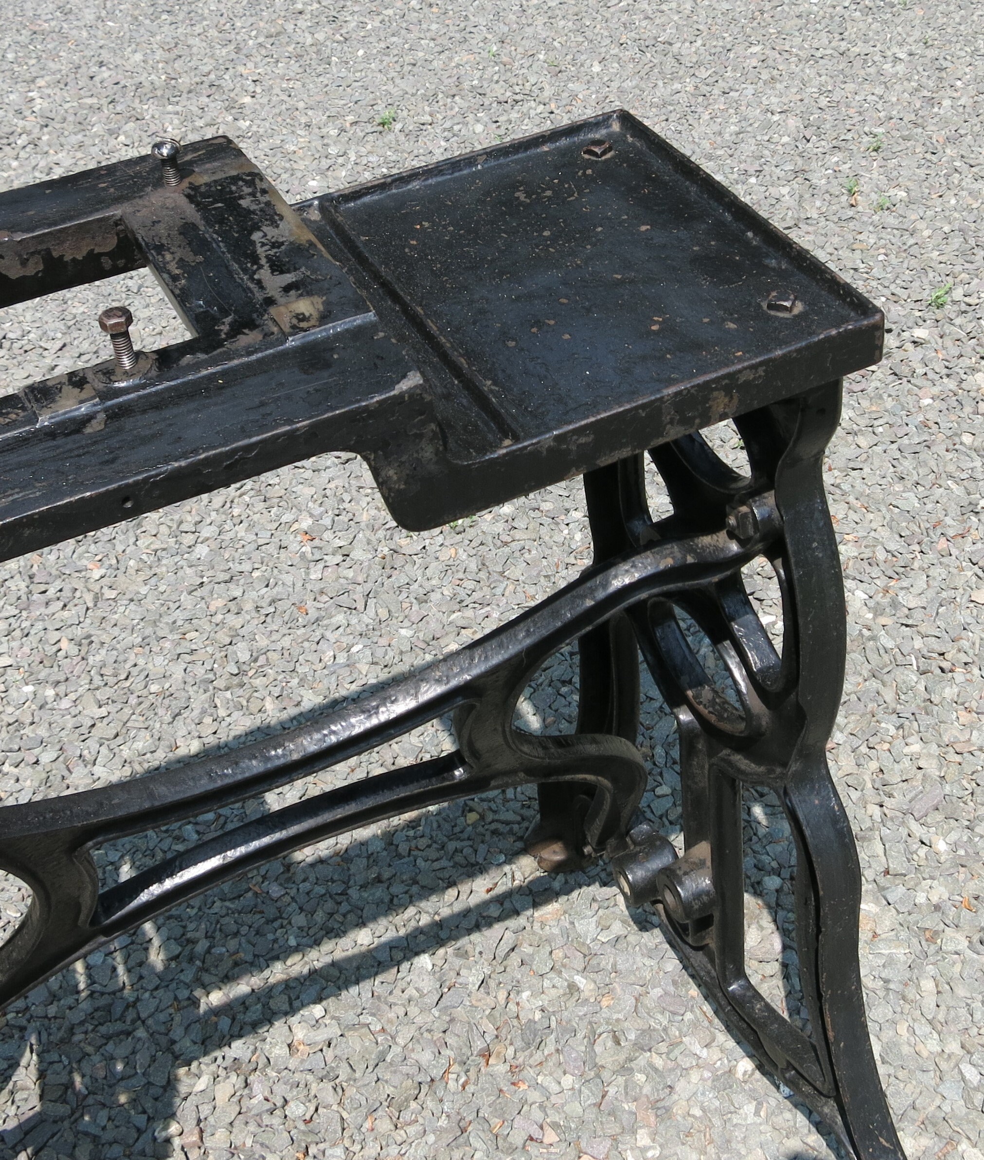 Vintage cast Iron Machine base Champion Shoe Manufacturing Co. Vintage cast Iron Machine base Champion Shoe Manufacturing Co.