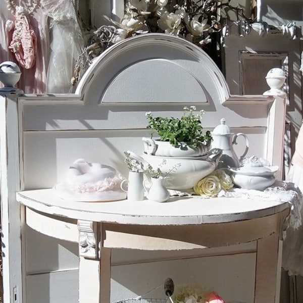 Konsolentisch,Shabby Chic, Vintage, Regal, Landhausstil, Möbel, Unikate