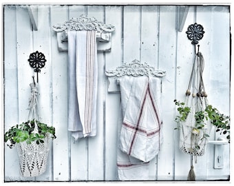 Hook rack, towel holder, float