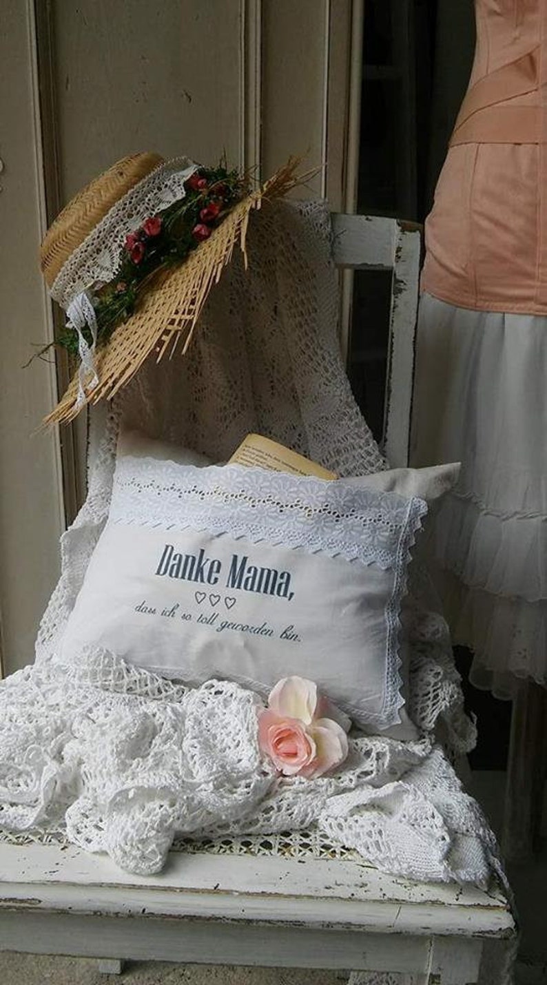 Kissen Mama Shabby Bild 1