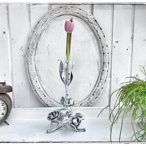 Kerzenständer Shabby, Blumenhalter, Rosen Bild 1