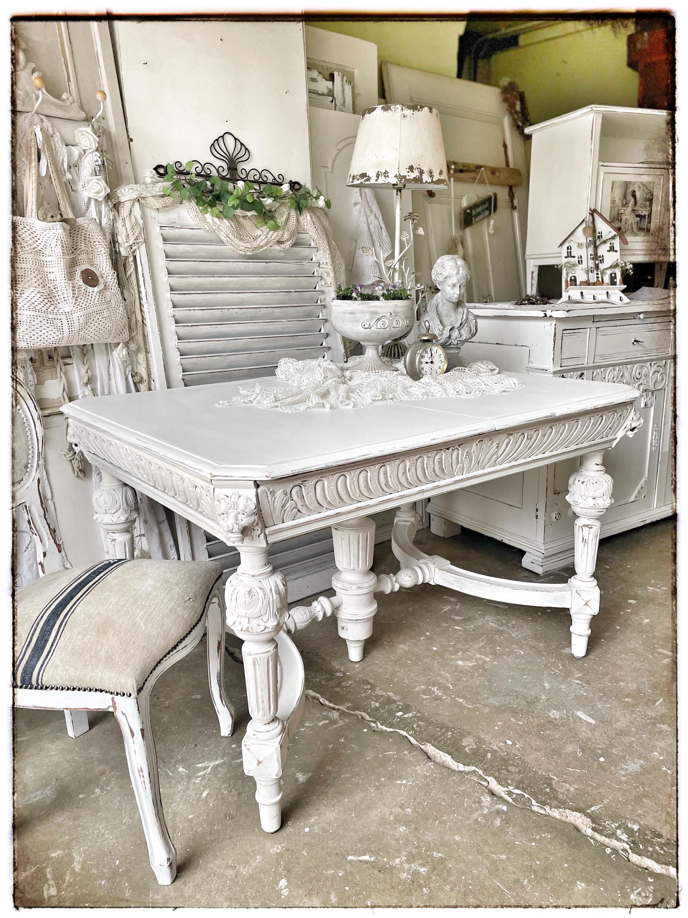 Table, Dining Table, Desk, Plant Table Shabby Chic, Country House