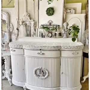 Buffet cabinet Shabby Chic vintage brocante country style sideboard, chest of drawers