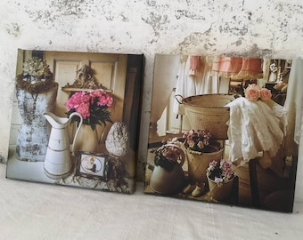 Keilrahmen, shabby Chic, Bilder, Bilderrahmen, Wanddekoration, vintage, motive