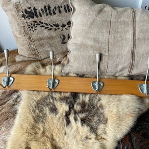 Hook rack, hooks, wardrobe, vintage