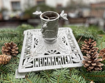 Soporte para árbol de Navidad, candelabro, soporte, base