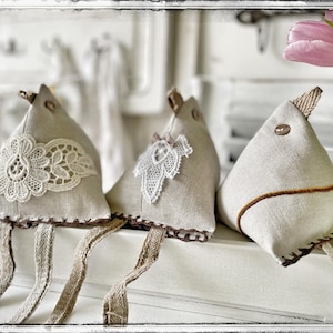 chicken, chickens, fabric chicken, shabby chic, Easter, Easter decoration