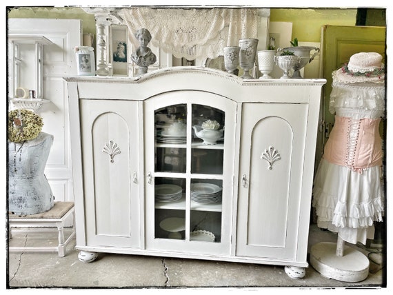 Buffet Cabinet Shabby Chic Vintage Brocante Country Style Credenza 