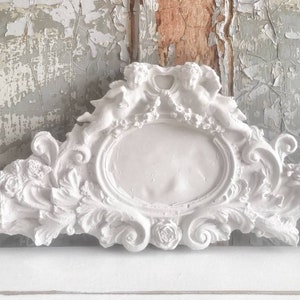 Ornament, plaster, shabby chic, country house style, vintage