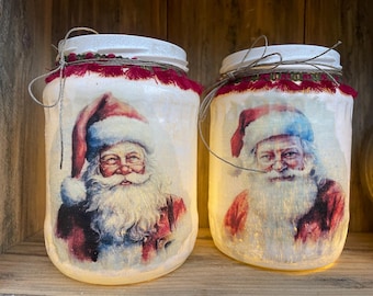 Farol, aspecto desgastado, estilo desgastado, cristal de farolero, ángel, Navidad, lino, estampado, luz
