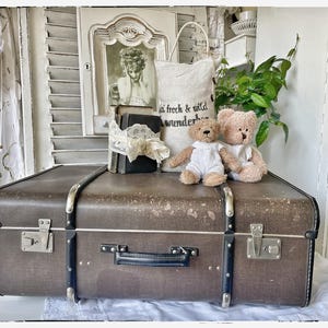Wooden suitcase, suitcase, vintage, wedding, wedding gift, shabby chic,  country style, decoration