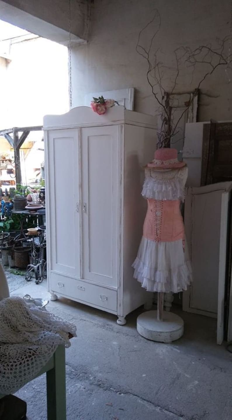 Kleiderschrank Schrank Shabby Chic Vintage | Etsy Kleiderschrank Schrank Shabby Chic Vintage | Etsy
