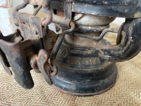 Antique Feuerhand 175 Superbaby Kerosene Lamp – With Rare Bicycle