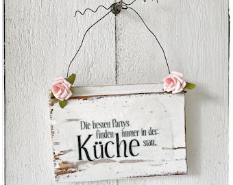 Türschild, Schild, Spruchschild, Shabby Chic, Vintage, Landhausstil, Frauen, Holzschild, Türschmuck