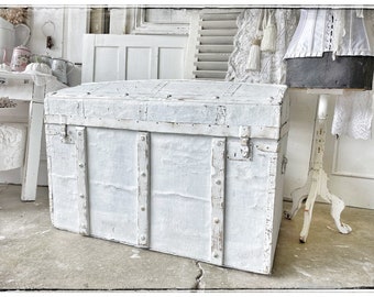 Truhe, Kiste, Beistelltisch, Vintage, Shabby Styl,Shabby Look, Shabby , Landhausstil, Dekoration, Brocante, Box, Holzkiste