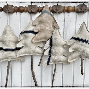 Christmas tree, burlap