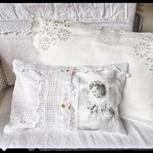 Grain pillow scented pillow vintage shabby look girls playful romantic