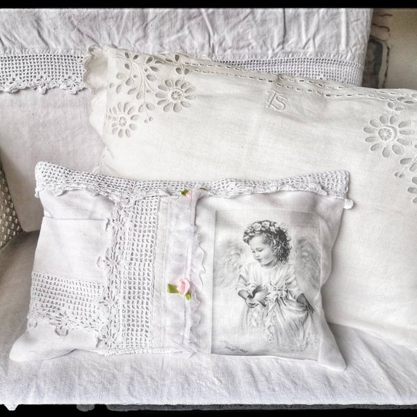 Körnerkissen Duftkissen Vintage shabby look Mädchen verspielt romantisch