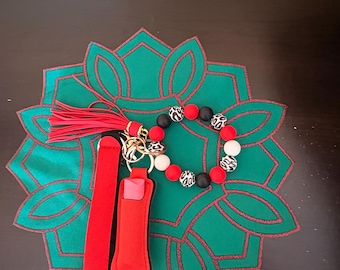 Cadeauset met polsbandje en lippenbalsemhouder met kralen | Zelfzorgcadeau | Leuke cadeauset