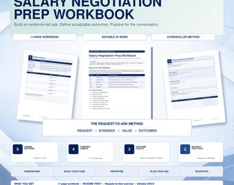 Job Offer Decision and Negotiation Bundle Compare and Prepare to Negotiate