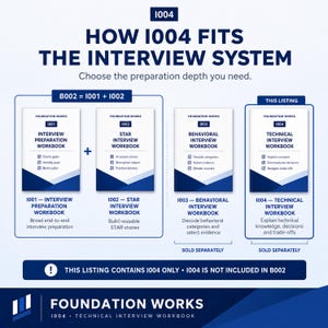Technical Interview Prep Workbook | Explain Projects, Decisions, Problem Solving (Digital Download) 画像 12