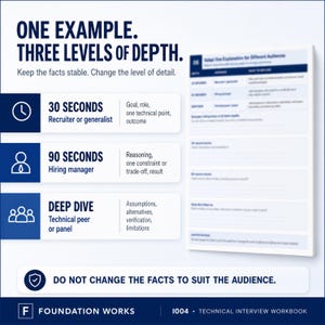 Technical Interview Prep Workbook | Explain Projects, Decisions, Problem Solving (Digital Download) 画像 8