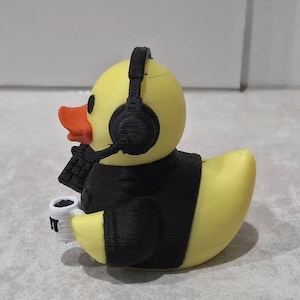 Byte le canard du support informatique | Cadeau humoristique pour technicien informatique | Cadeau pour assistant technique | Cadeau pour administrateur système | Canard imprimé en 3D image 8