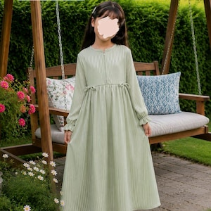 green mommy and me dress Sage Matching Dresses every day wear