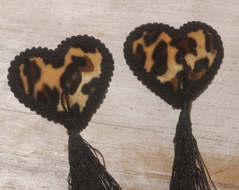 Pasties / Nippies Burlesque "LeoLover" Leopard